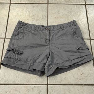 Dalia Collection Charcoal Cargo Shorts